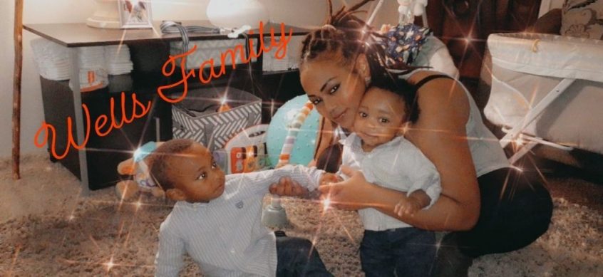 photo of single mother with her two children