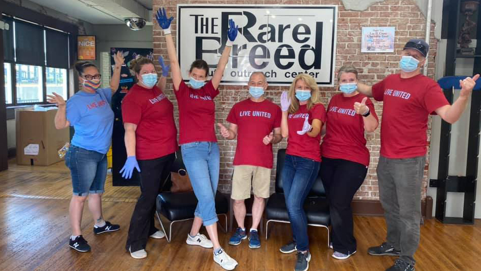 photo of volunteers at Rare Breed